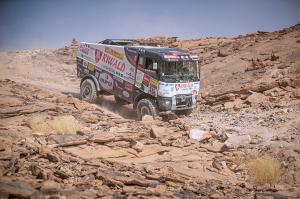 Both trucks from Židovice in the 3rd stage finished just behind the top ten