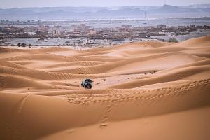 Huzink finishes second after the largest dunes