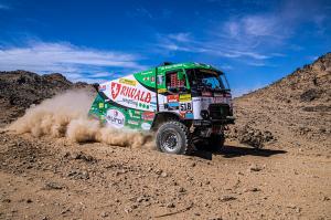Dakar starts with two MKR Technology trucks