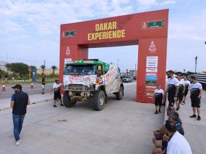 The Dakar finished with two MKR Technology trucks