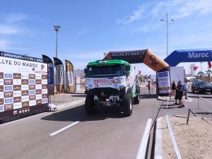Huzink strated the Moroccan rally with seventh position