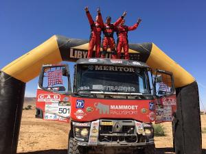 MKR with Mammoet triumph in the Libya Rally