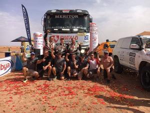 Truck built by MKR sweeps up overall win in Rally OiLibya 