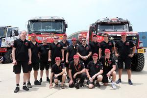 Anniversary Dakar starts with 3 MKR Technology trucks